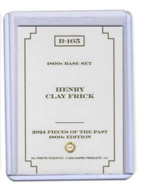 2024 Pieces of the Past 1800s Edition Henry Clay Frick Red Rainbow /50 #B-165
