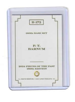2024 Pieces of the Past 1800s Edition P. T. Barnum Red Rainbow /50