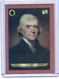 2024 Pieces of the Past 1800s Edition Thomas Jefferson Red Rainbow /50