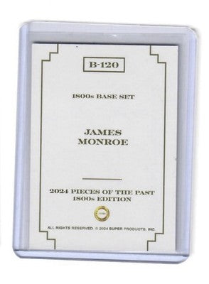 2024 Pieces of the Past 1800s Edition James Monroe Red Rainbow /50 #B-120