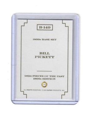 2024 Pieces of the Past 1800s Edition Bill Pickett Red Rainbow /50 06/50 #B-149