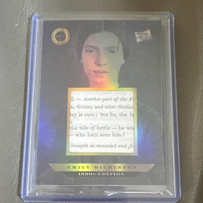 2024 Pieces of the Past 1800s Edition Emily Dickinson Authentic Relic #157