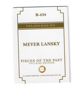 2025 Pieces of the Past Villains Edition Meyer Lansky Base Set Card B-434