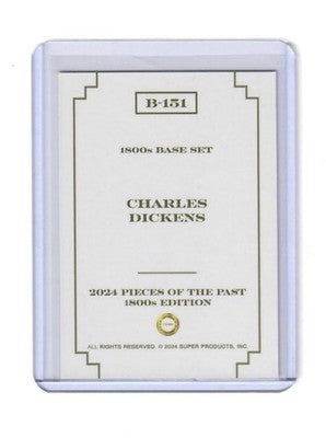 2024 Pieces of the Past 1800s Edition Charles Dickens Red Rainbow /50