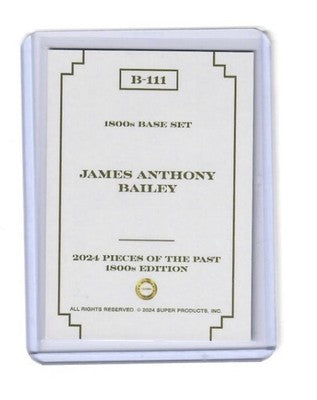 2024 Pieces of the Past 1800s Edition James Anthony Bailey Red Rainbow /50