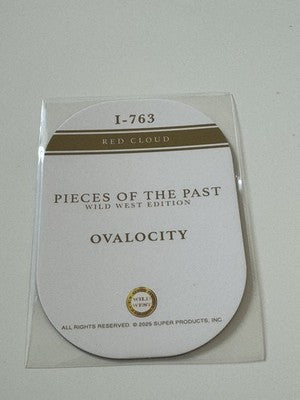 2025 Pieces of the Past Wild West Edition Red Cloud Ovalocity Insert I-763