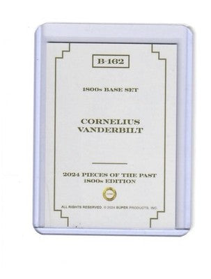 2024 Pieces of the Past 1800s Cornelius Vanderbilt Red Rainbow RARE 05/50 CARD!