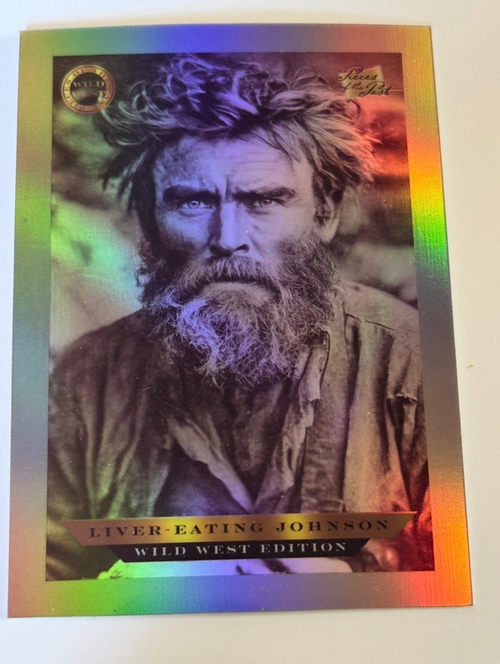 2025 Pieces of the Past Wild West Edition Liver Eating Johnson Base Card #B-742