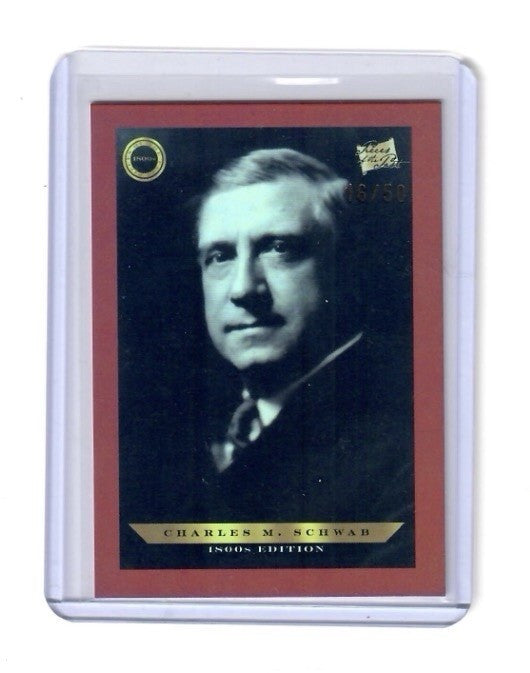 2024 Pieces of the Past 1800s Edition Charles M. Schwab Red Rainbow 16/50 #B-169