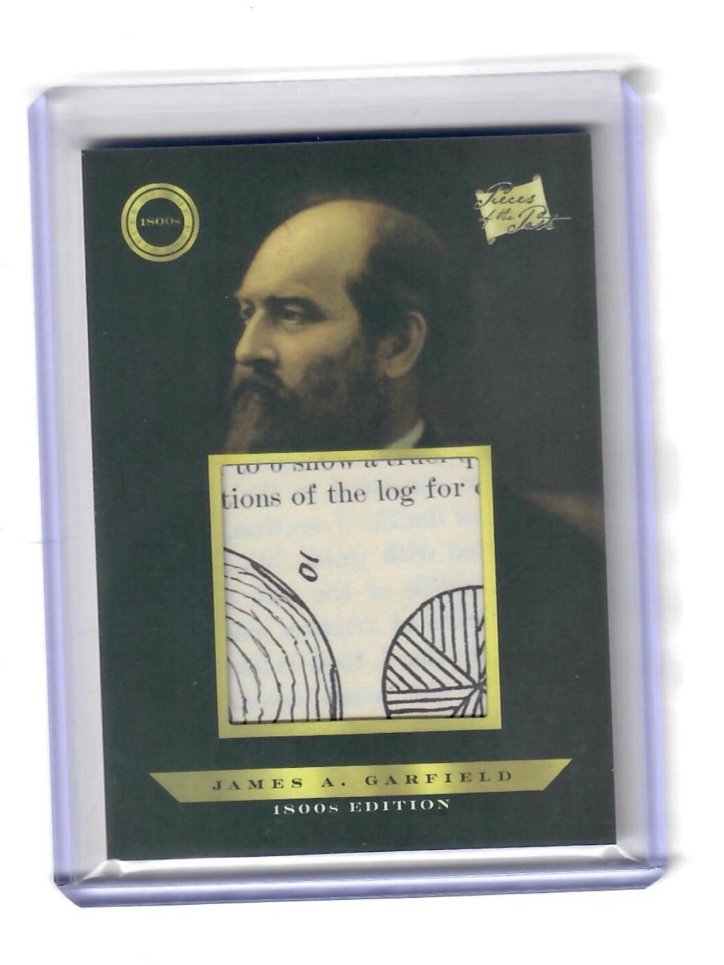 2024 Pieces of the Past 1800s Edition James A. Garfield Authentic Relic #135