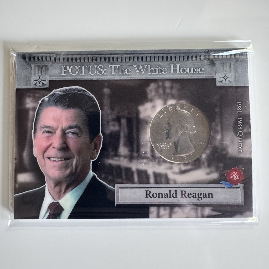 2025 Historic Autographs POTUS The White House Ronald Reagan Quarter Coin Relic
