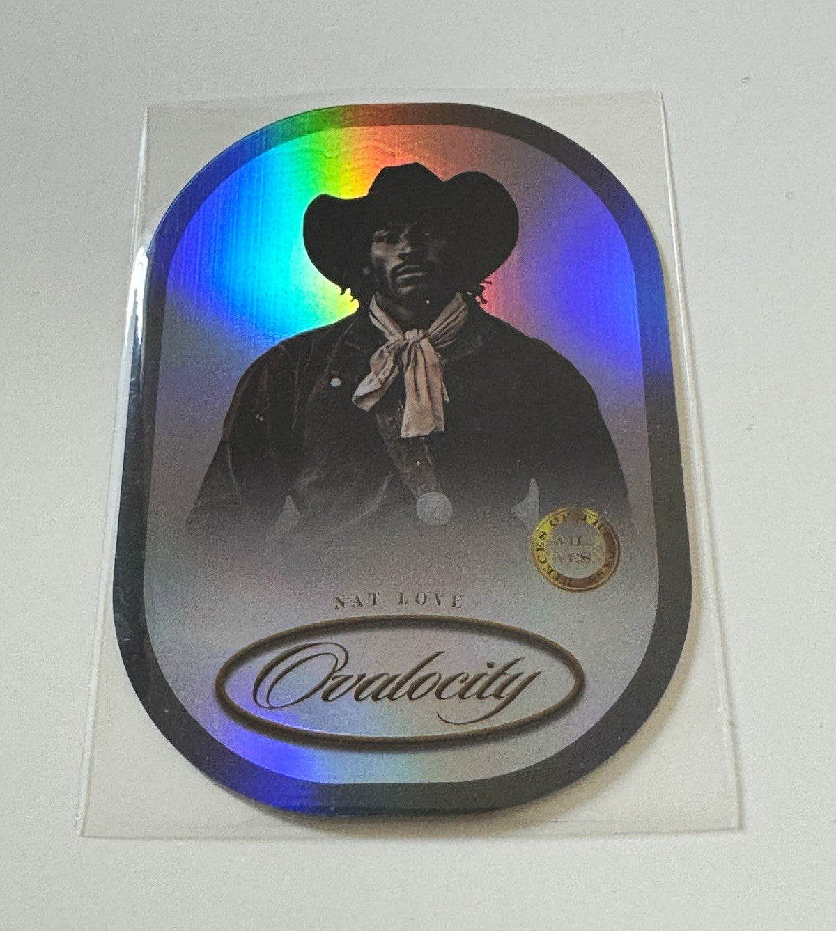 2025 Pieces of the Past Wild West Edition Nat Love Ovalocity Insert I-764