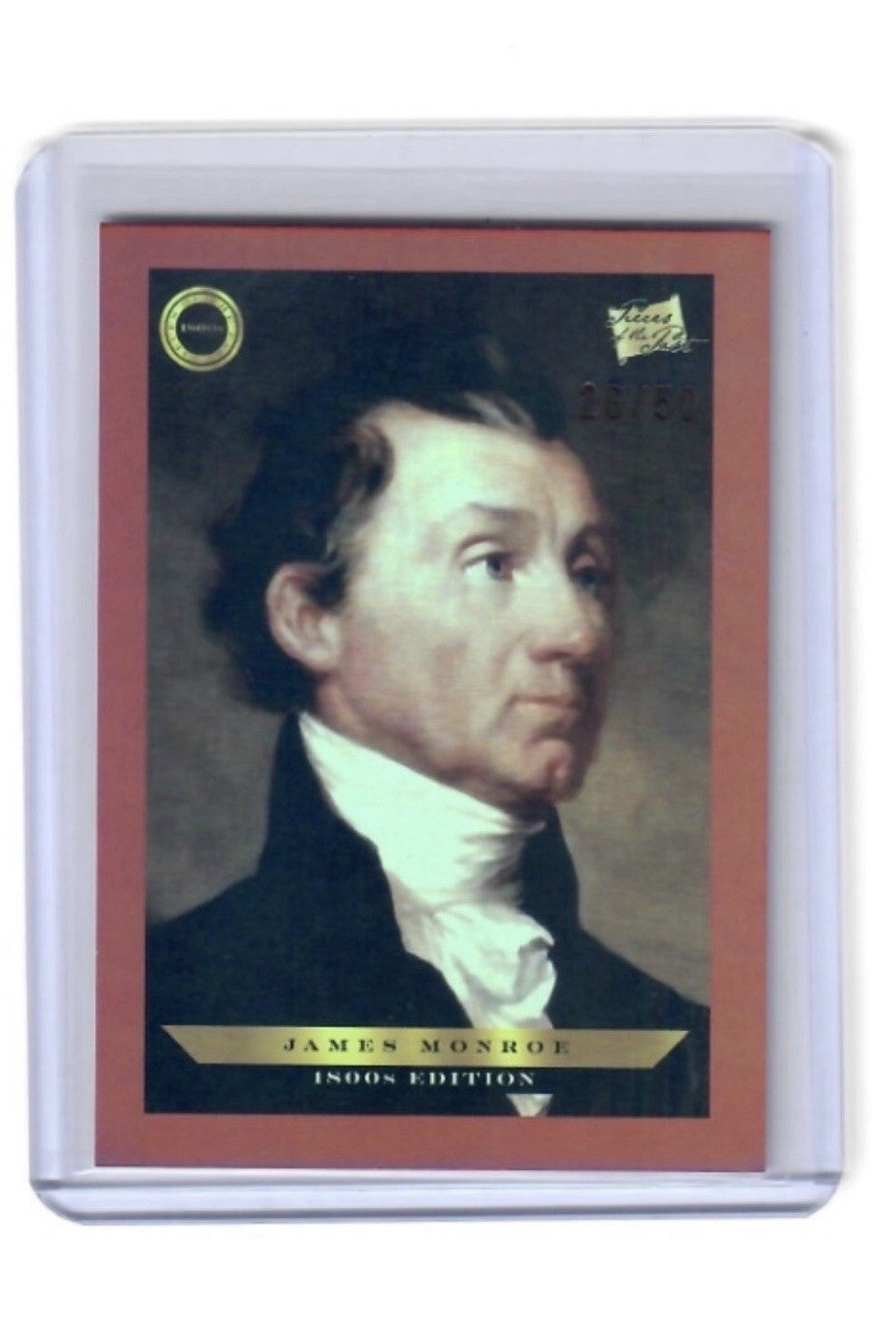 2024 Pieces of the Past 1800s Edition James Monroe Red Rainbow /50 #B-120