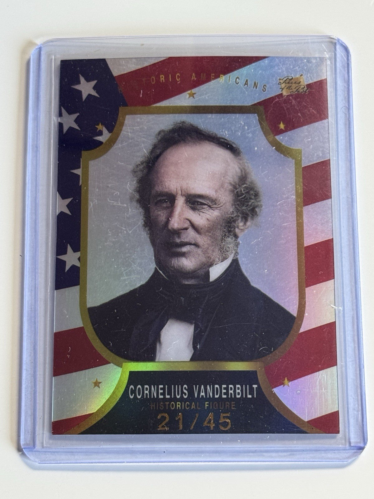 2023 Pieces of the Past Historical USA Flag Parallel Cornelius Vanderbilt 21/45