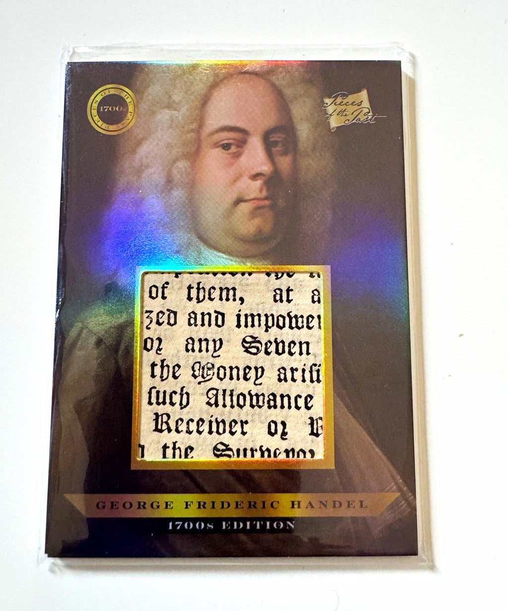 2024 Pieces of the Past 1700s Edition George Frideric Handel Relic #246