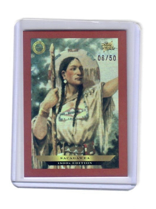 2024 Pieces of the Past 1800s Edition Sacagawea Red Rainbow /50 06/50 #B-156