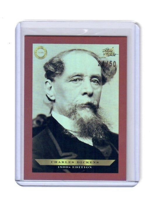 2024 Pieces of the Past 1800s Edition Charles Dickens Red Rainbow /50