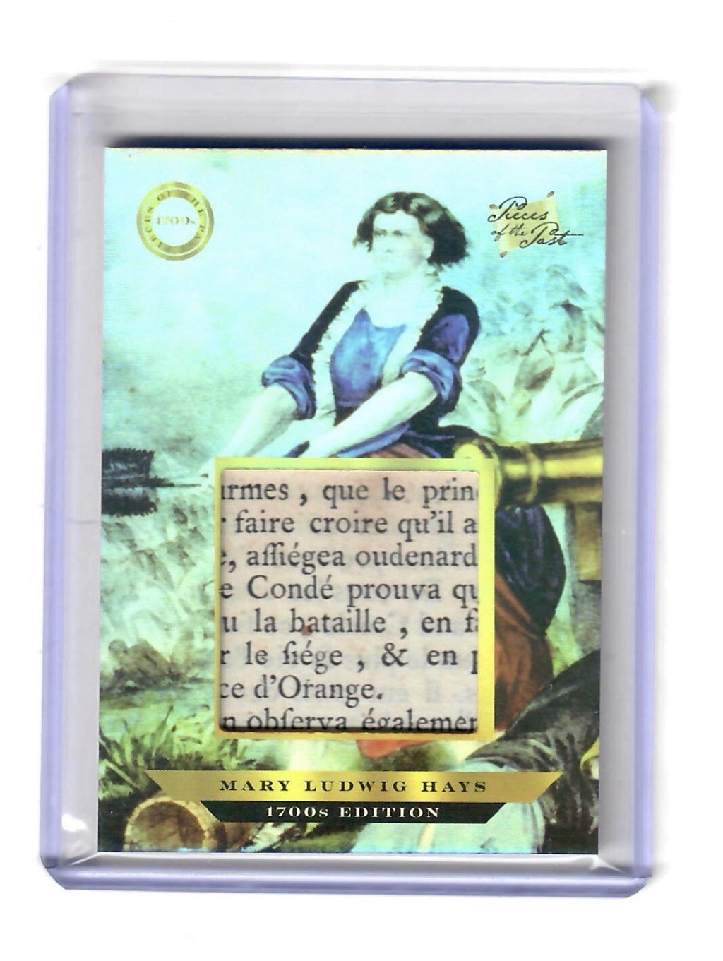 2024 Pieces of the Past 1700s Edition Mary Ludwig Hays Molly Pitcher Relic #259