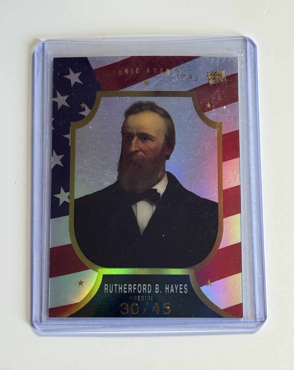 2023 Pieces of the Past Historical USA Flag Parallel Rutherford B. Hayes 30/45