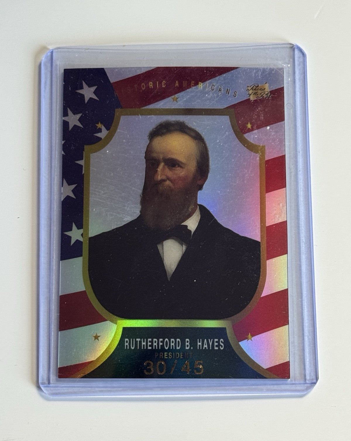 2023 Pieces of the Past Historical USA Flag Parallel Rutherford B. Hayes 30/45