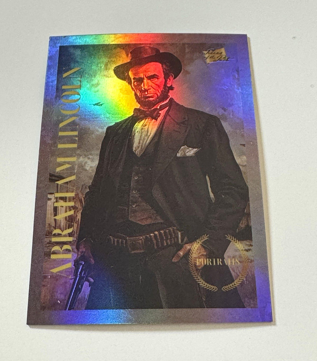 2025 Pieces of the Past Wild West Edition Abraham Lincoln Portraits Insert I-771