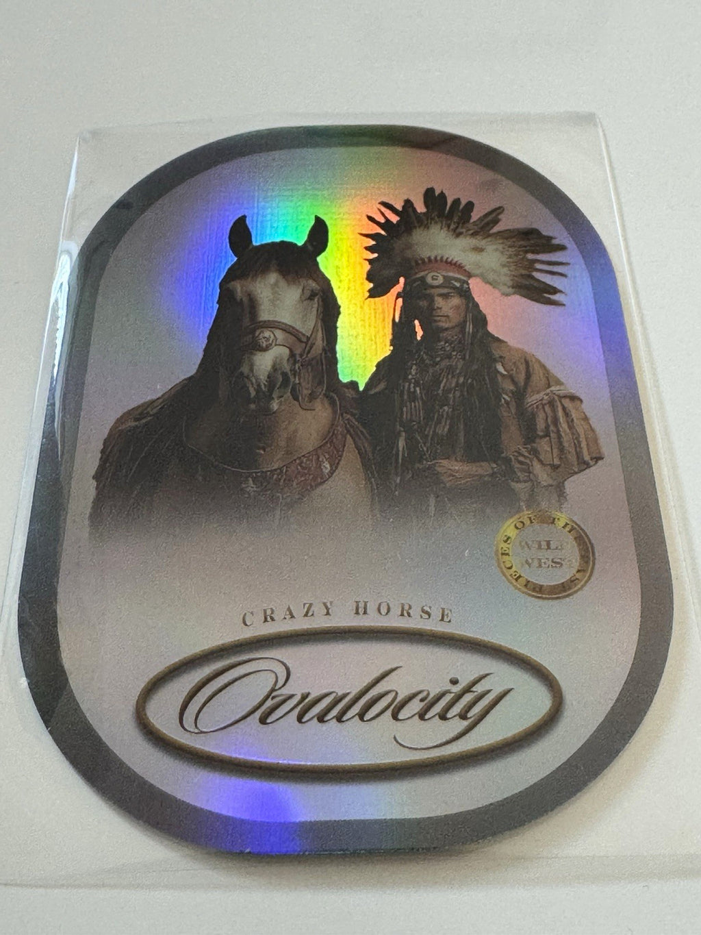 2025 Pieces of the Past Wild West Edition Crazy Horse Ovalocity Insert I-767