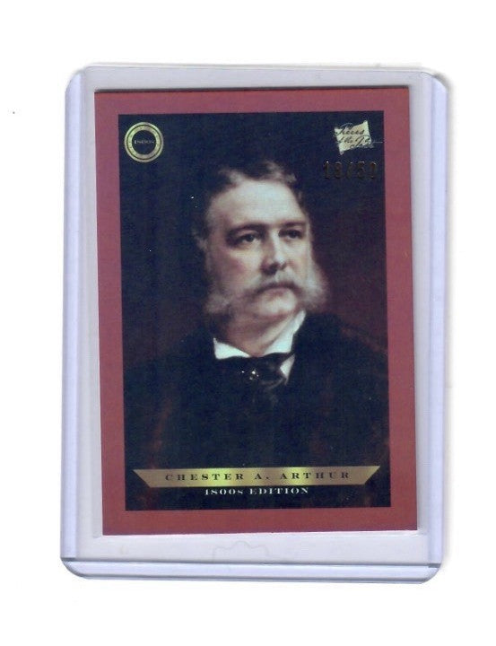 2024 Pieces of the Past 1800s Edition Chester A. Arthur Red Rainbow 18/50 #B-136