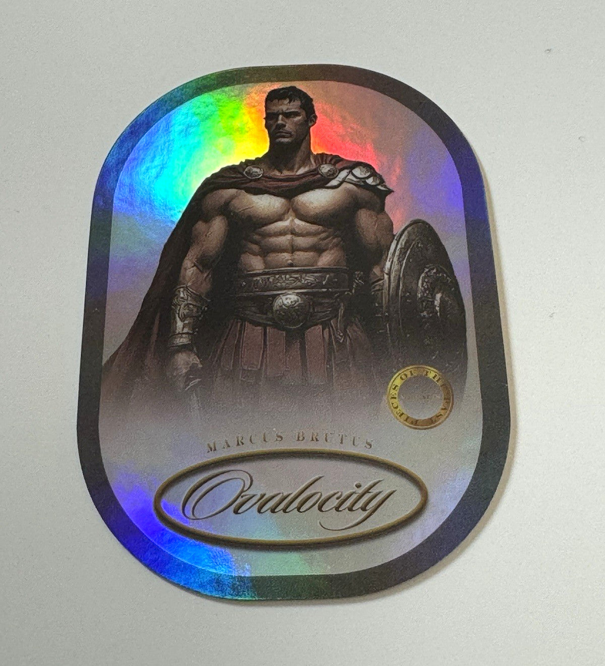 2025 Pieces of the Past Villains Edition Marcus Brutus Ovalocity Insert I-461