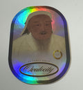 2025 Pieces of the Past Villains Edition Genghis Khan Ovalocity Die-Cut Insert