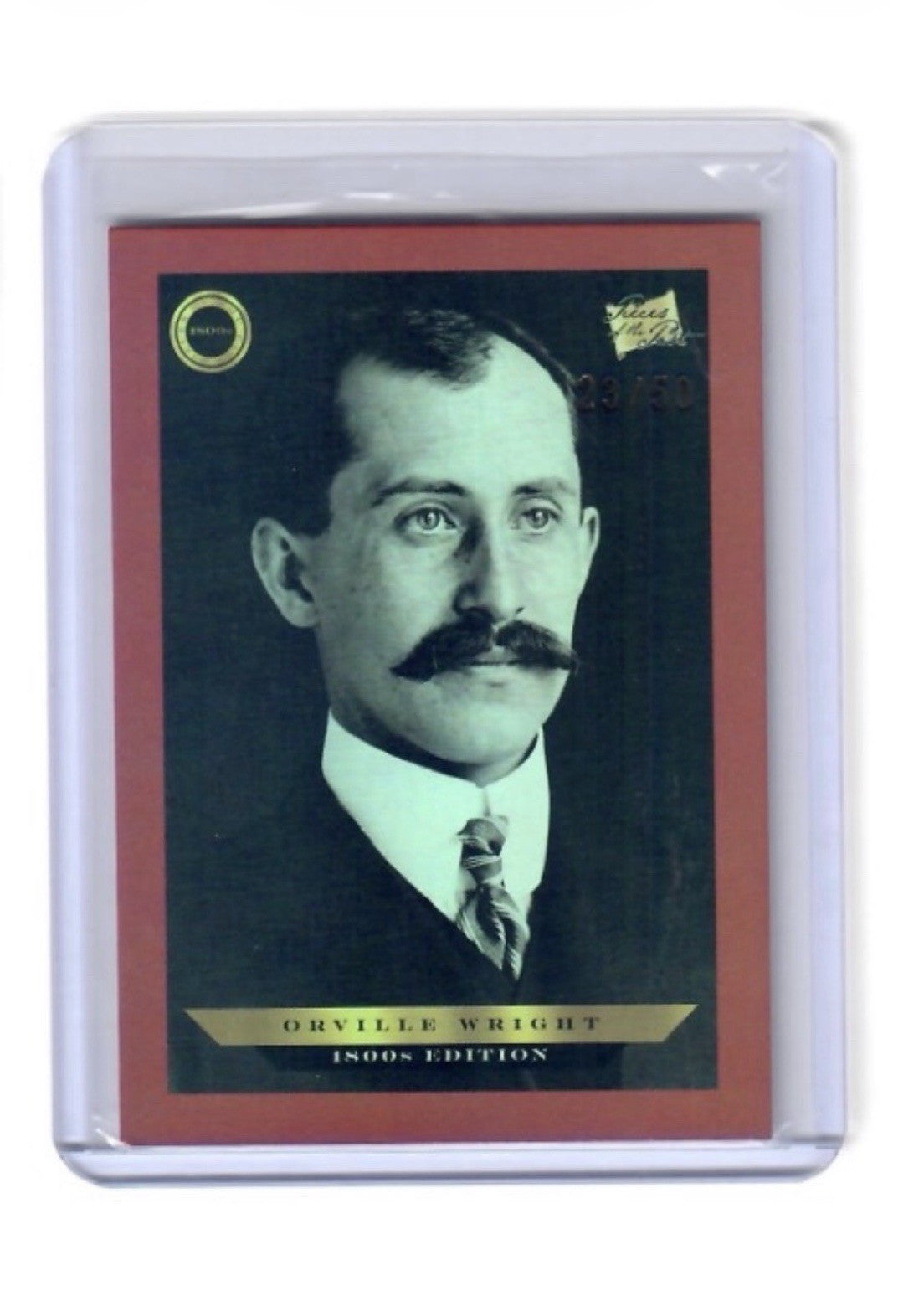2024 Pieces of the Past 1800s Edition Orville Wright Red Rainbow /50 #B-173