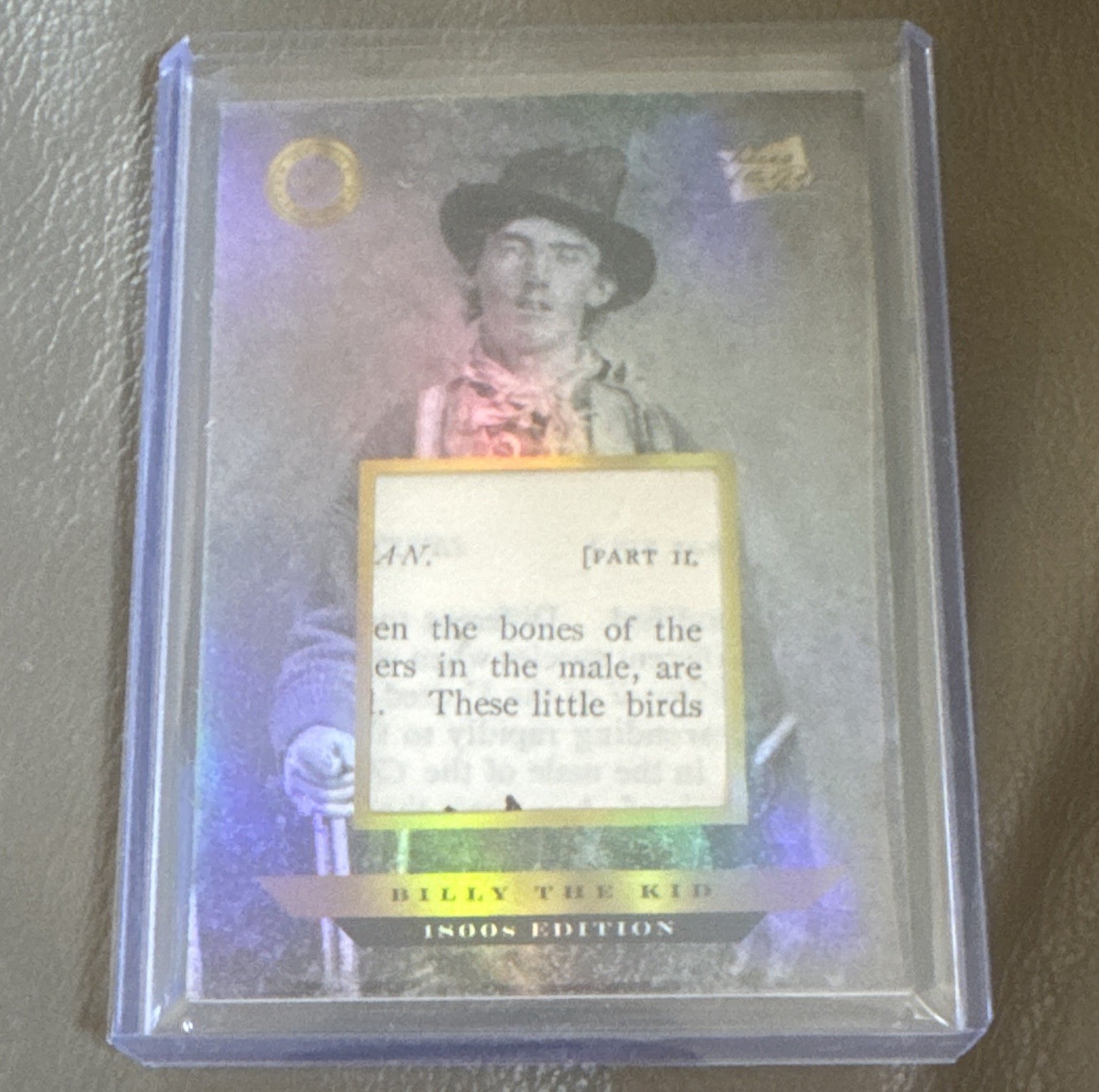 2024 Pieces of the Past 1800s Edition Billy the Kid Document Relic #147