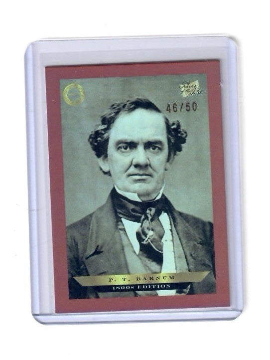 2024 Pieces of the Past 1800s Edition P. T. Barnum Red Rainbow /50