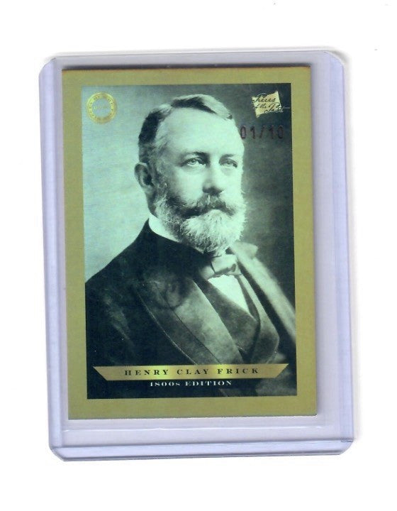 2024 Pieces of the Past 1800s Edition Henry Clay Frick Gold Rainbow 01/10 #B-165