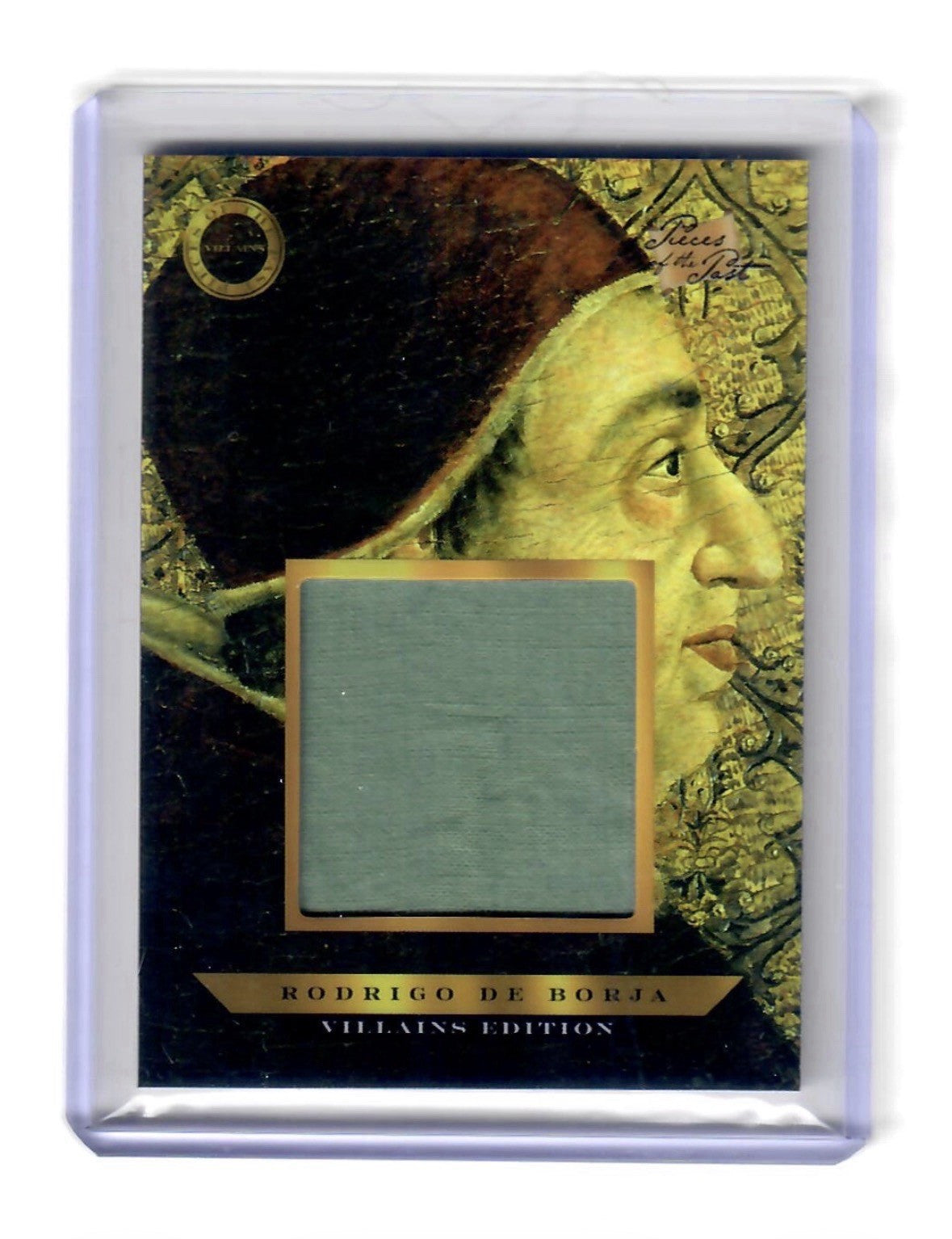 2025 Pieces of the Past Villains Rodrigo De Borja Pope Alexander VI Relic