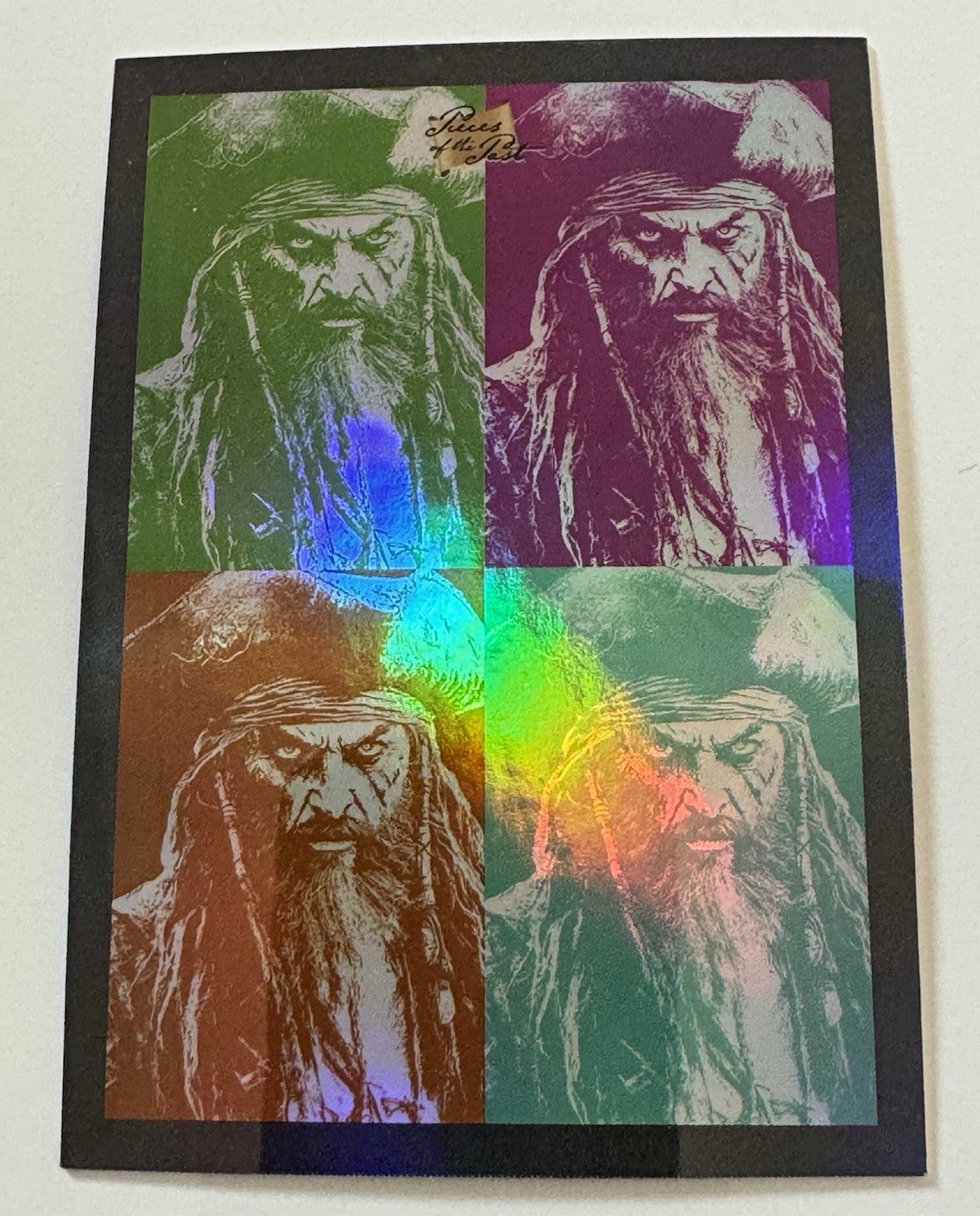 2025 Pieces of the Past Villains Edition Blackbeard Pop Art Insert Card I-483